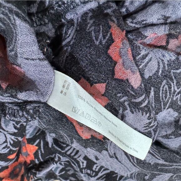 Free People Wildest Dreams Black Floral Mini Dress Women’s Small - Picture 4 of 4